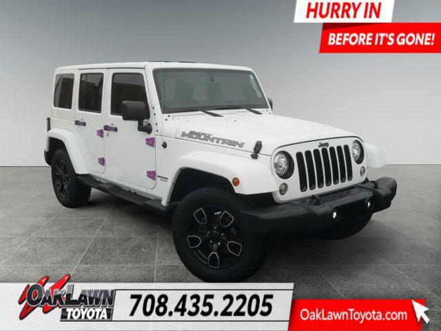 used 2017 Jeep Wrangler Unlimited car, priced at $27,641