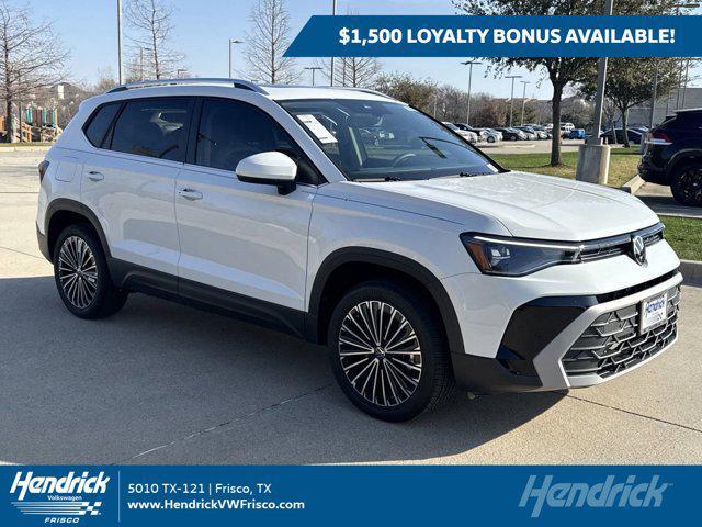 new 2025 Volkswagen Taos car, priced at $27,859