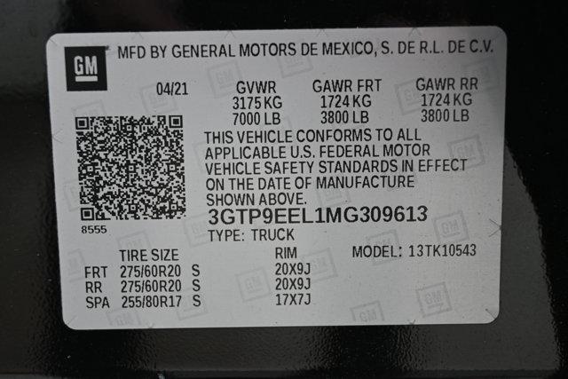 used 2021 GMC Sierra 1500 car, priced at $43,890