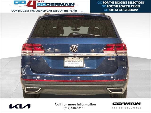 used 2021 Volkswagen Atlas car, priced at $22,193