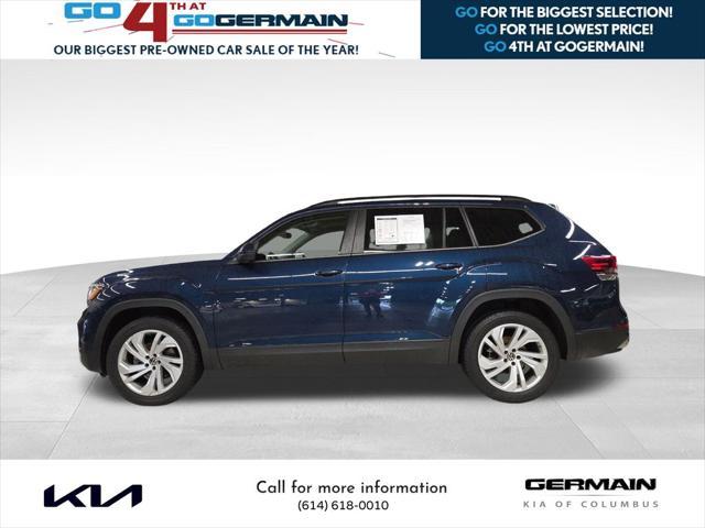 used 2021 Volkswagen Atlas car, priced at $22,193
