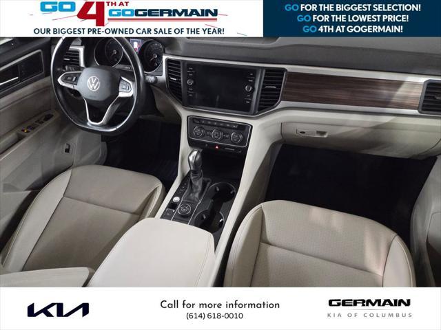 used 2021 Volkswagen Atlas car, priced at $22,193
