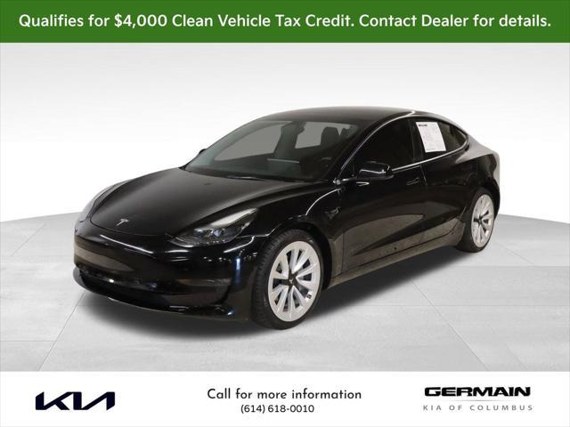 used 2022 Tesla Model 3 car, priced at $21,494