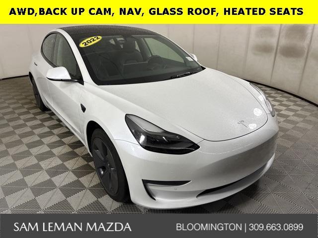 used 2022 Tesla Model 3 car, priced at $27,585