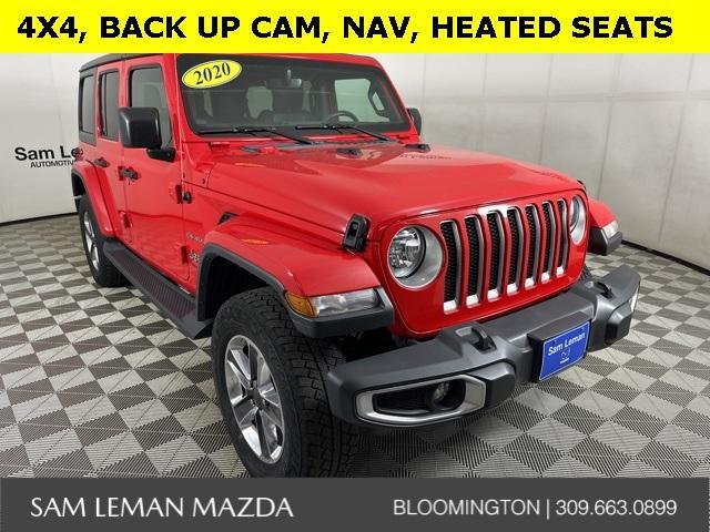 used 2020 Jeep Wrangler Unlimited car, priced at $32,500