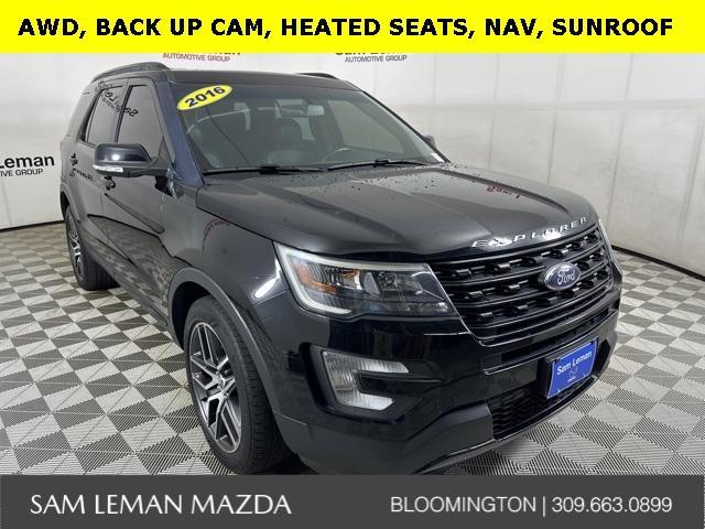 used 2016 Ford Explorer car, priced at $15,500