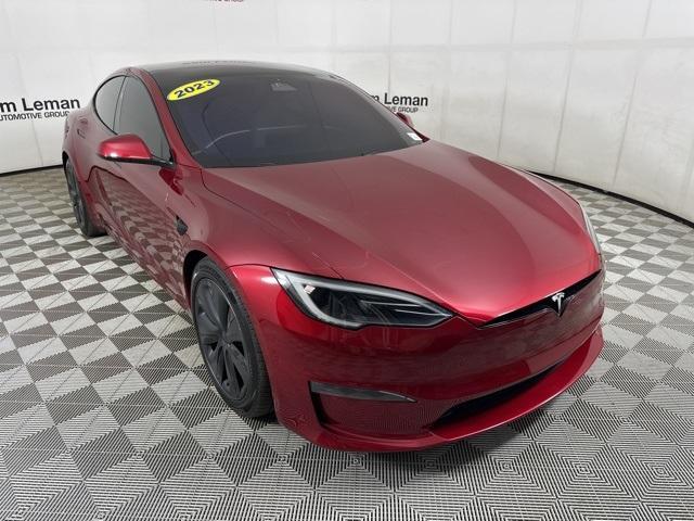 used 2023 Tesla Model S car, priced at $56,480