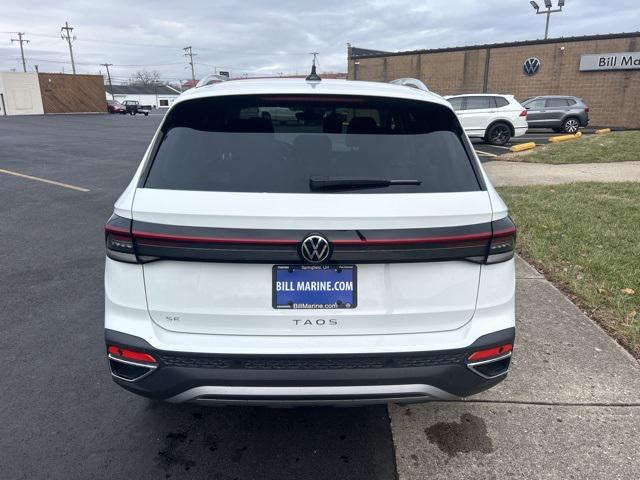 new 2025 Volkswagen Taos car, priced at $29,953