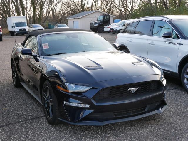 used 2021 Ford Mustang car, priced at $27,500