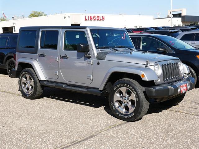 used 2017 Jeep Wrangler Unlimited car, priced at $21,300