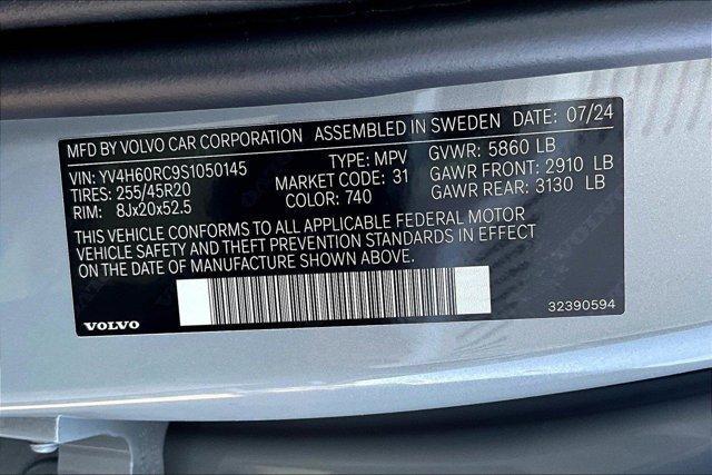 new 2025 Volvo XC60 Plug-In Hybrid car, priced at $63,235