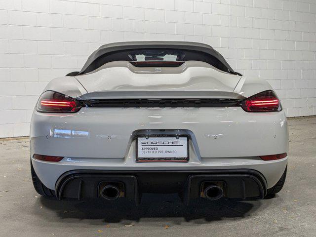 used 2022 Porsche 718 Spyder car, priced at $119,980