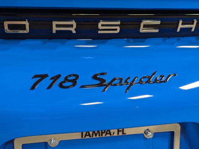 used 2023 Porsche 718 Spyder car, priced at $136,980