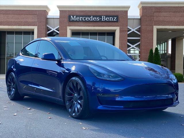 used 2022 Tesla Model 3 car, priced at $30,592