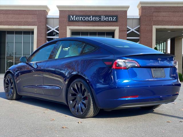 used 2022 Tesla Model 3 car, priced at $30,592