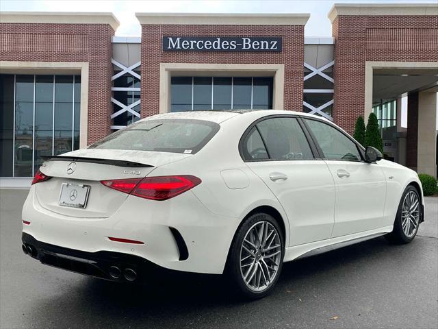 new 2025 Mercedes-Benz AMG C 43 car, priced at $74,465