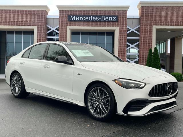 new 2025 Mercedes-Benz AMG C 43 car, priced at $74,465