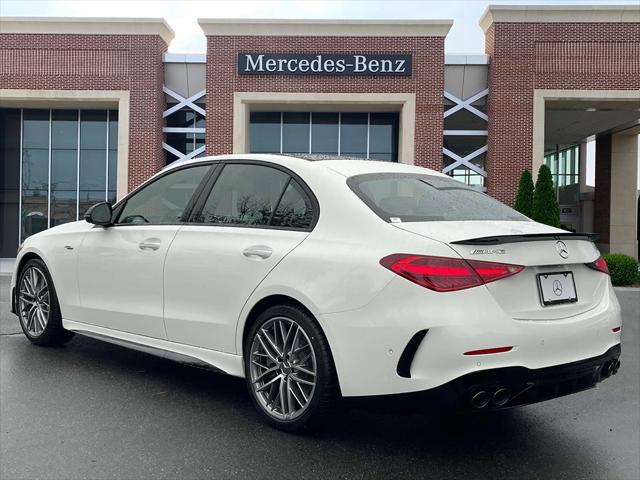 new 2025 Mercedes-Benz AMG C 43 car, priced at $74,465