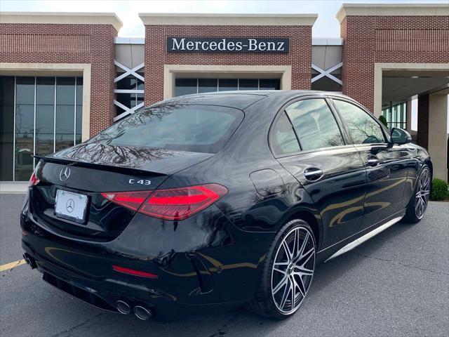 new 2025 Mercedes-Benz AMG C 43 car, priced at $77,135