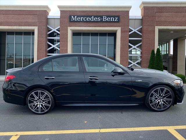 new 2025 Mercedes-Benz AMG C 43 car, priced at $77,135