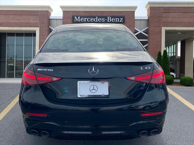 new 2025 Mercedes-Benz AMG C 43 car, priced at $77,135