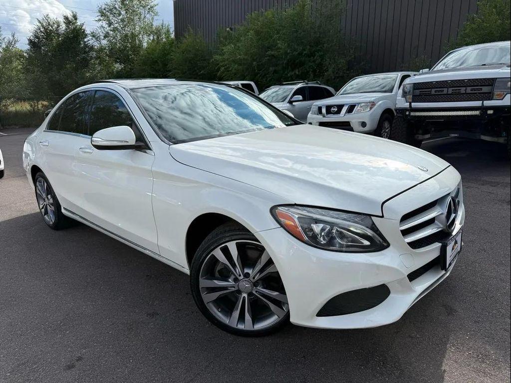 used 2015 Mercedes-Benz C-Class car, priced at $15,493