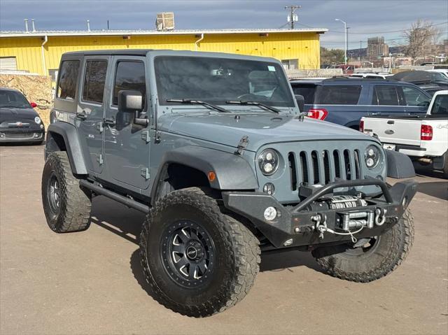 used 2015 Jeep Wrangler Unlimited car, priced at $20,992