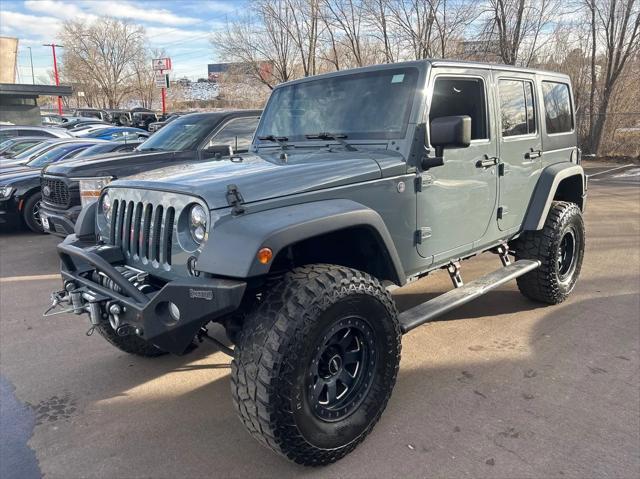 used 2015 Jeep Wrangler Unlimited car, priced at $20,992