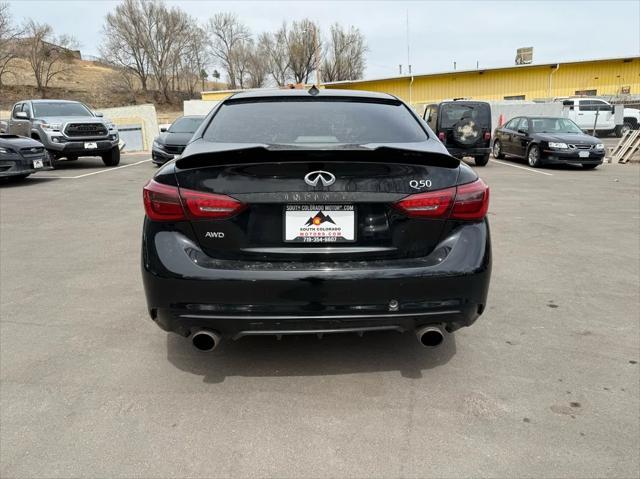 used 2018 INFINITI Q50 car, priced at $19,792