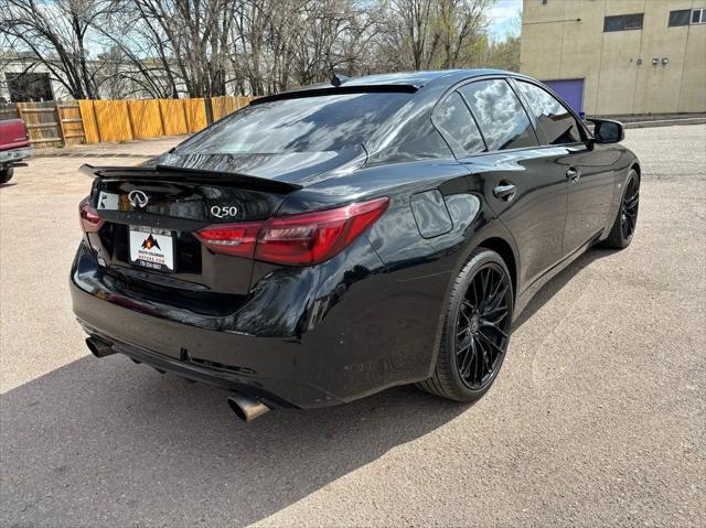 used 2018 INFINITI Q50 car, priced at $18,794