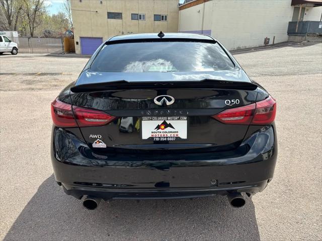 used 2018 INFINITI Q50 car, priced at $18,794