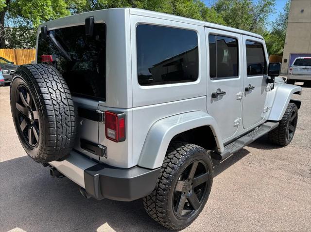 used 2012 Jeep Wrangler Unlimited car, priced at $15,792