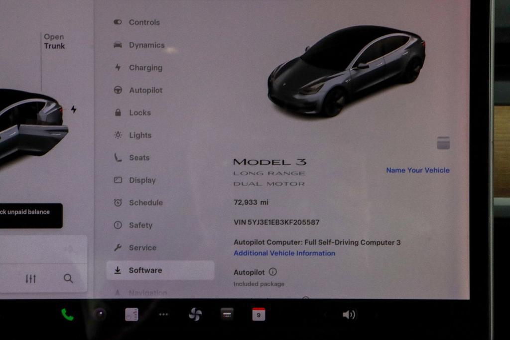 used 2019 Tesla Model 3 car, priced at $22,995