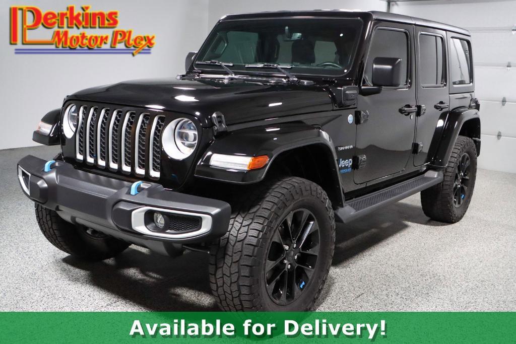 used 2022 Jeep Wrangler Unlimited 4xe car, priced at $33,995