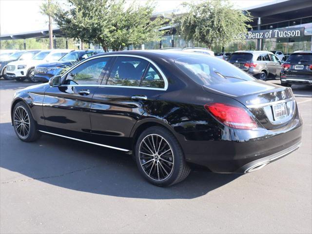 used 2021 Mercedes-Benz C-Class car, priced at $27,000