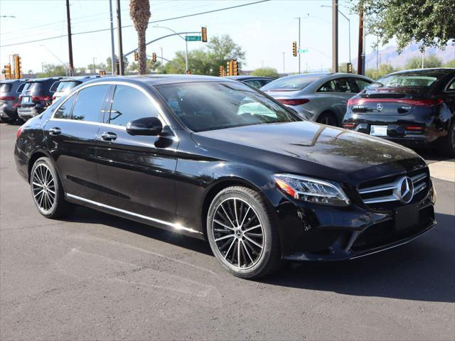 used 2021 Mercedes-Benz C-Class car, priced at $27,000