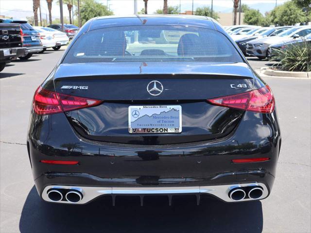 new 2024 Mercedes-Benz AMG C 43 car, priced at $65,700