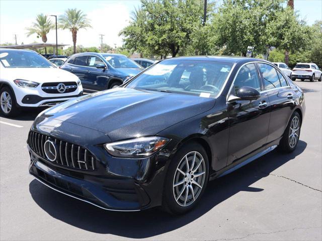 new 2024 Mercedes-Benz AMG C 43 car, priced at $65,700