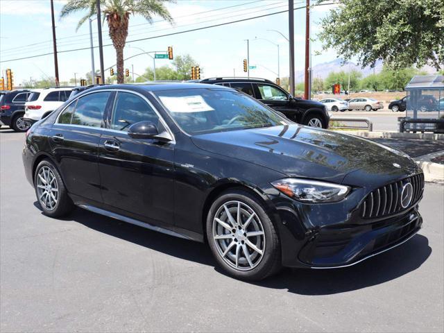 new 2024 Mercedes-Benz AMG C 43 car, priced at $65,700