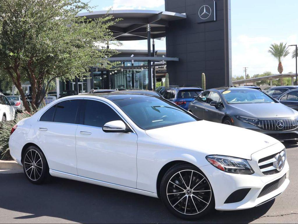 used 2021 Mercedes-Benz C-Class car, priced at $28,888