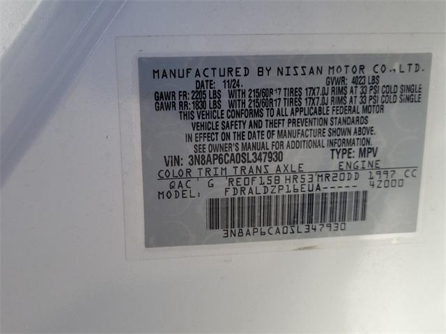 used 2025 Nissan Kicks car, priced at $21,495