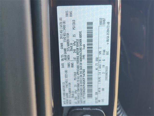 new 2025 Ford F-150 car, priced at $50,180