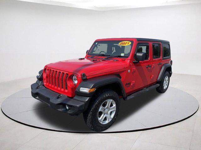 used 2021 Jeep Wrangler Unlimited car, priced at $29,115