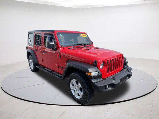 used 2021 Jeep Wrangler Unlimited car, priced at $29,115