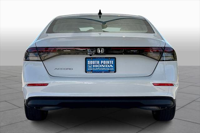 new 2025 Honda Accord car, priced at $32,165