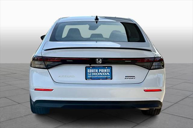 new 2025 Honda Accord Hybrid car, priced at $35,260