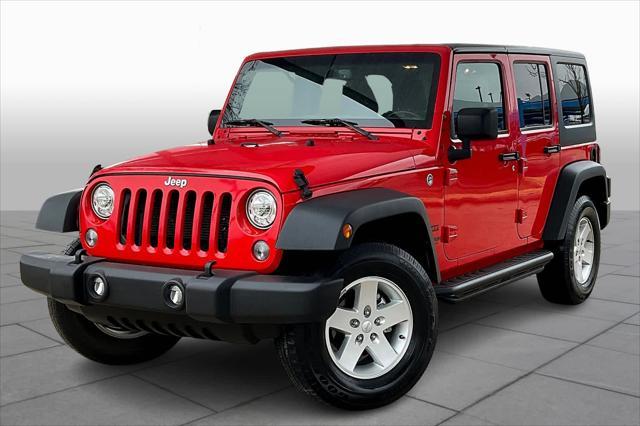 used 2018 Jeep Wrangler JK Unlimited car, priced at $20,000