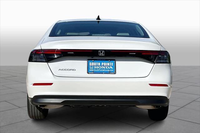 new 2025 Honda Accord car, priced at $32,110