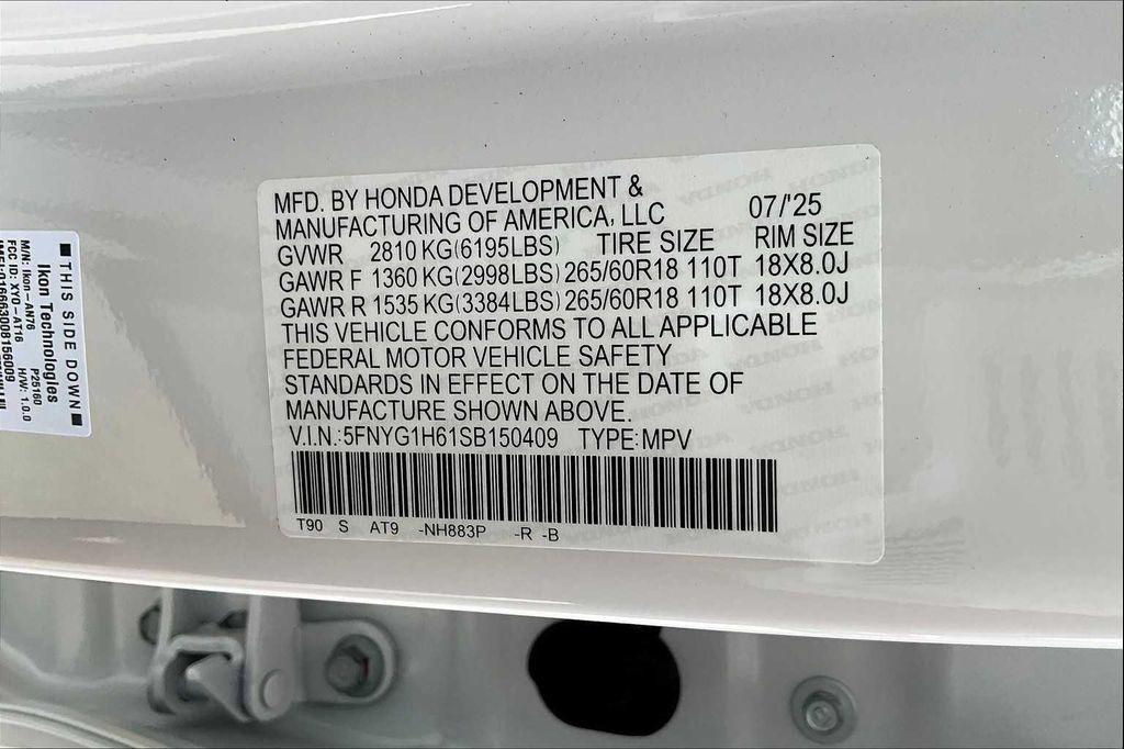 new 2025 Honda Pilot car, priced at $49,805