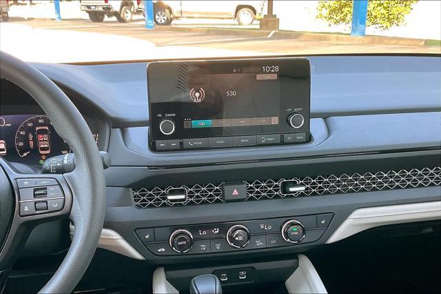 new 2025 Honda Accord car, priced at $32,165